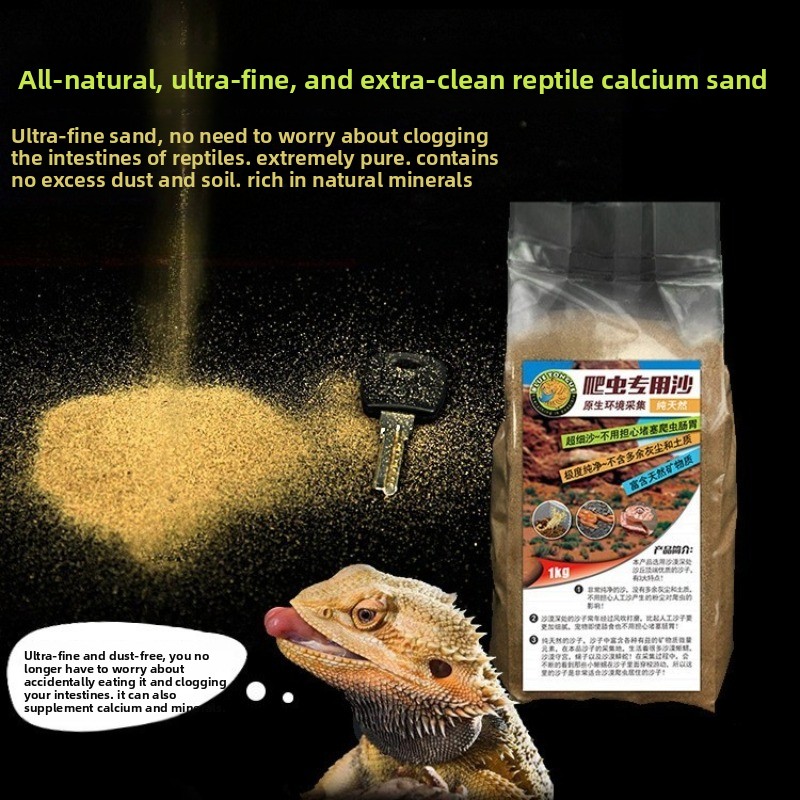 Calcium Powder Reptile - Piasek kalczowy dla gadów, podłoże dla
